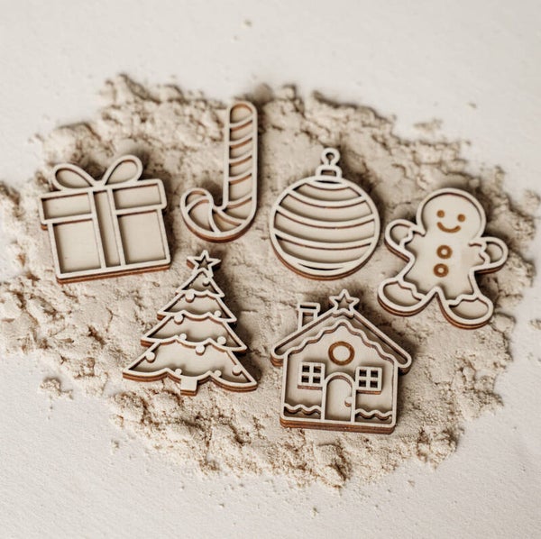 Leukmetletters - Vulvorm Mini Set | Kerstmis Boom