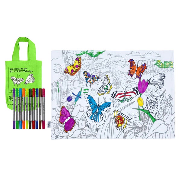 Eatsleepdoodle - Placemat To Go | Vlinders