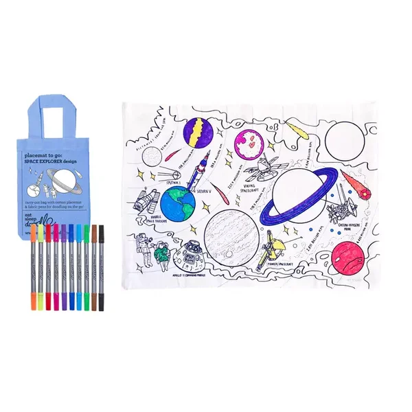 Eatsleepdoodle - Placemat To Go | Ruimtevaart