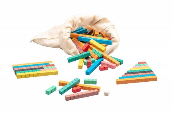 Wissner - Rekenstaven | 10 kleuren | 126 stuks