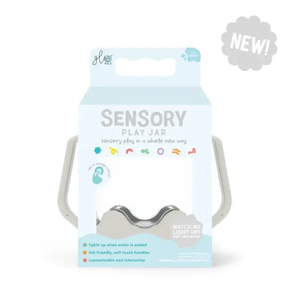 Glo Pals - Sensory Play Jar | Cloud Grey