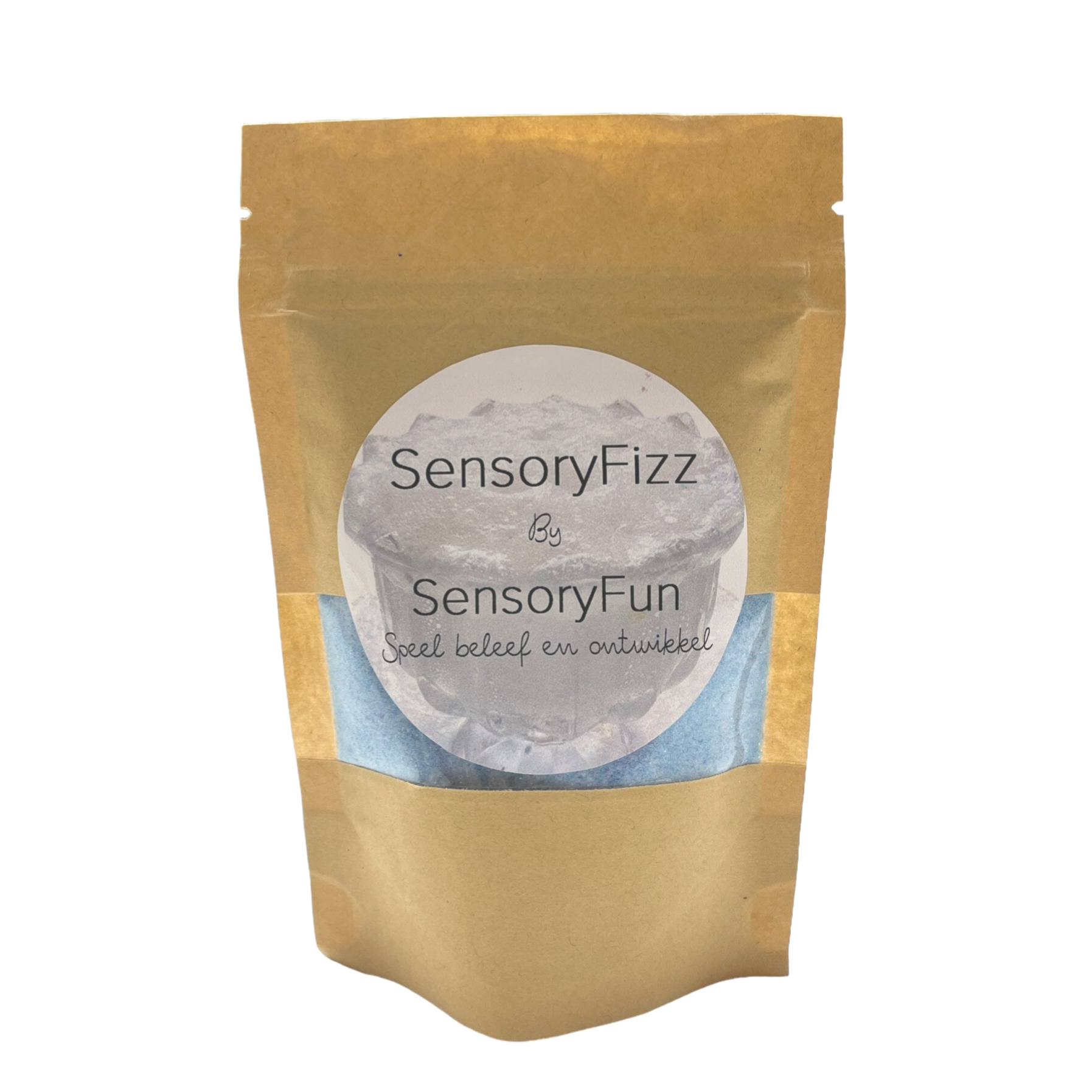 Sensoryfun - Fizz | Zakje | 200 Gram | Blauw