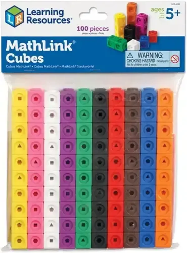 Learning Resources - MathLink Cubes | 100 Stuks