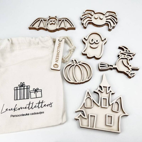 Leukmetletters - Vulvorm Mini Set | Halloween
