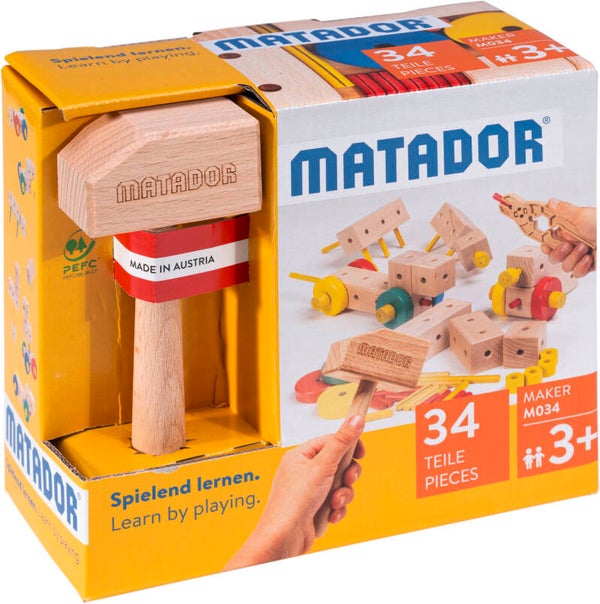 Matador - Bouw Set | Maker | 34 Stuks