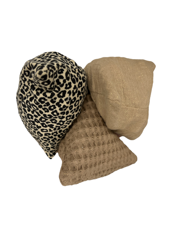 Naaisels van Siem - Sensorische Driehoekjes | Panter Beige