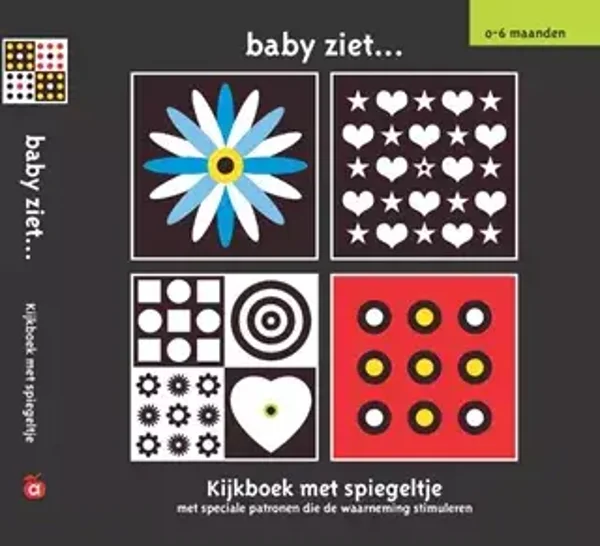 Oogappel - Baby Ziet: Kijkboek met Spiegeltje