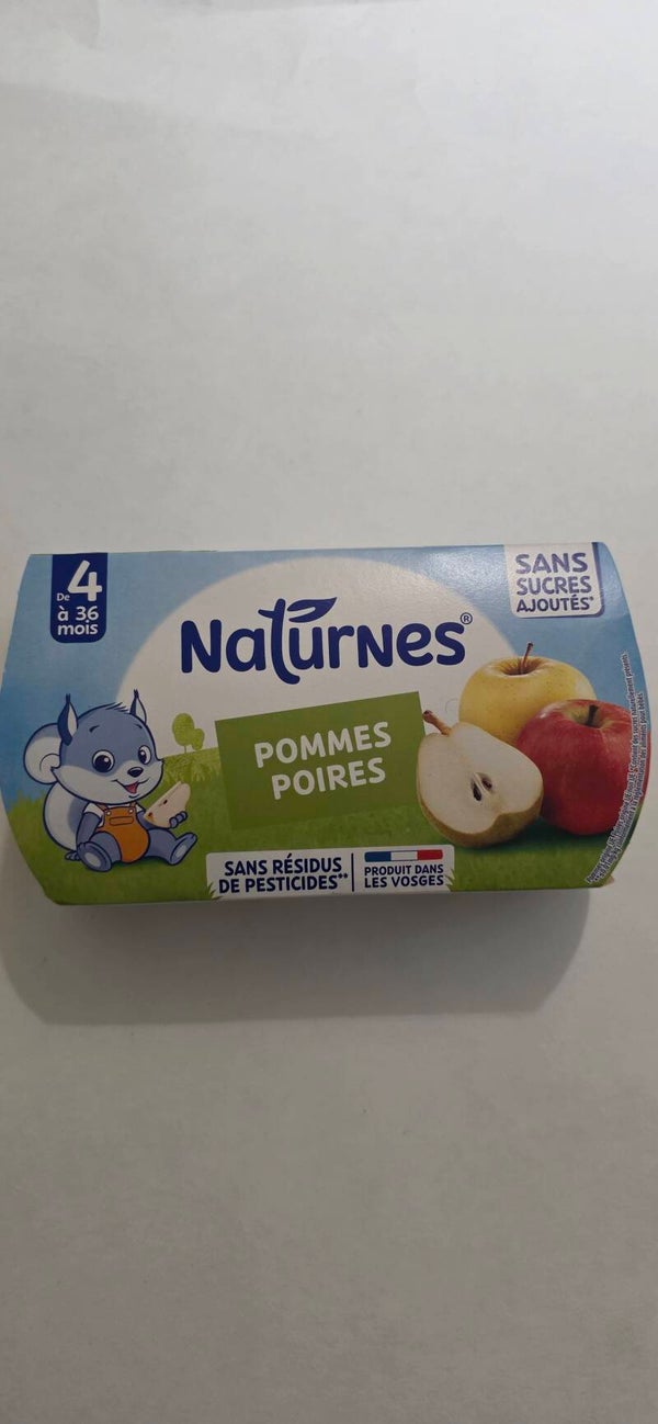 Petits pots pomme poire de 4 à 36 mois