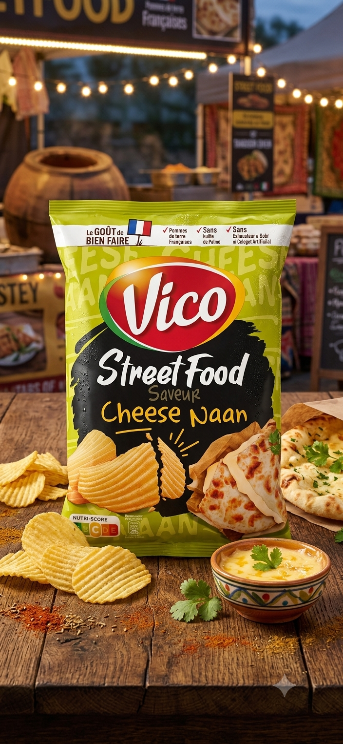 Chips Vico Saveur Cheese Naan