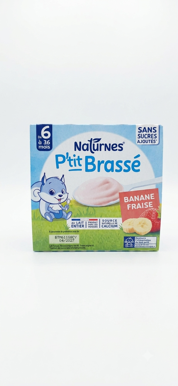 Petit Brassé Fraise Banane Dès 6 mois