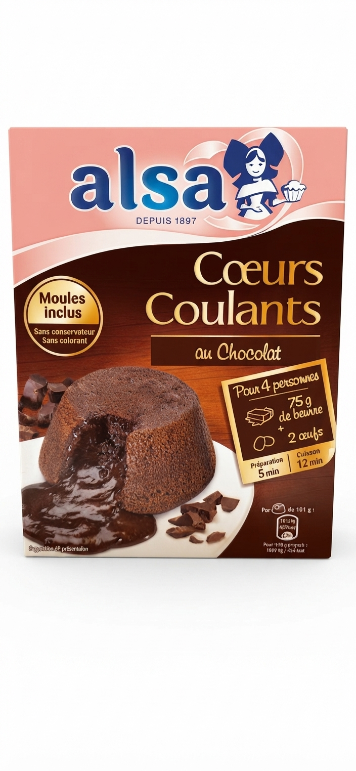 Alsa préparation Cœur coulant