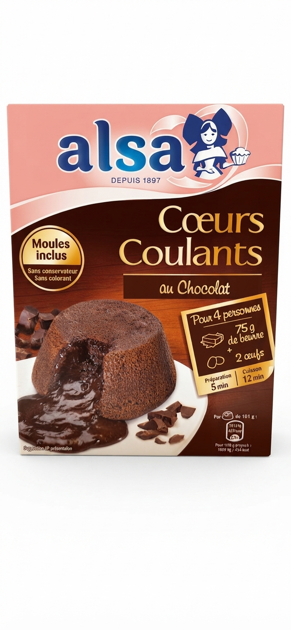 Alsa préparation Cœur coulant