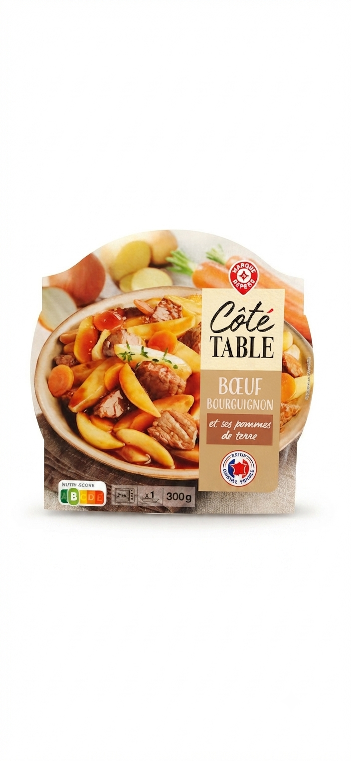 Bœuf Bourguignon et pomme de terre 300g