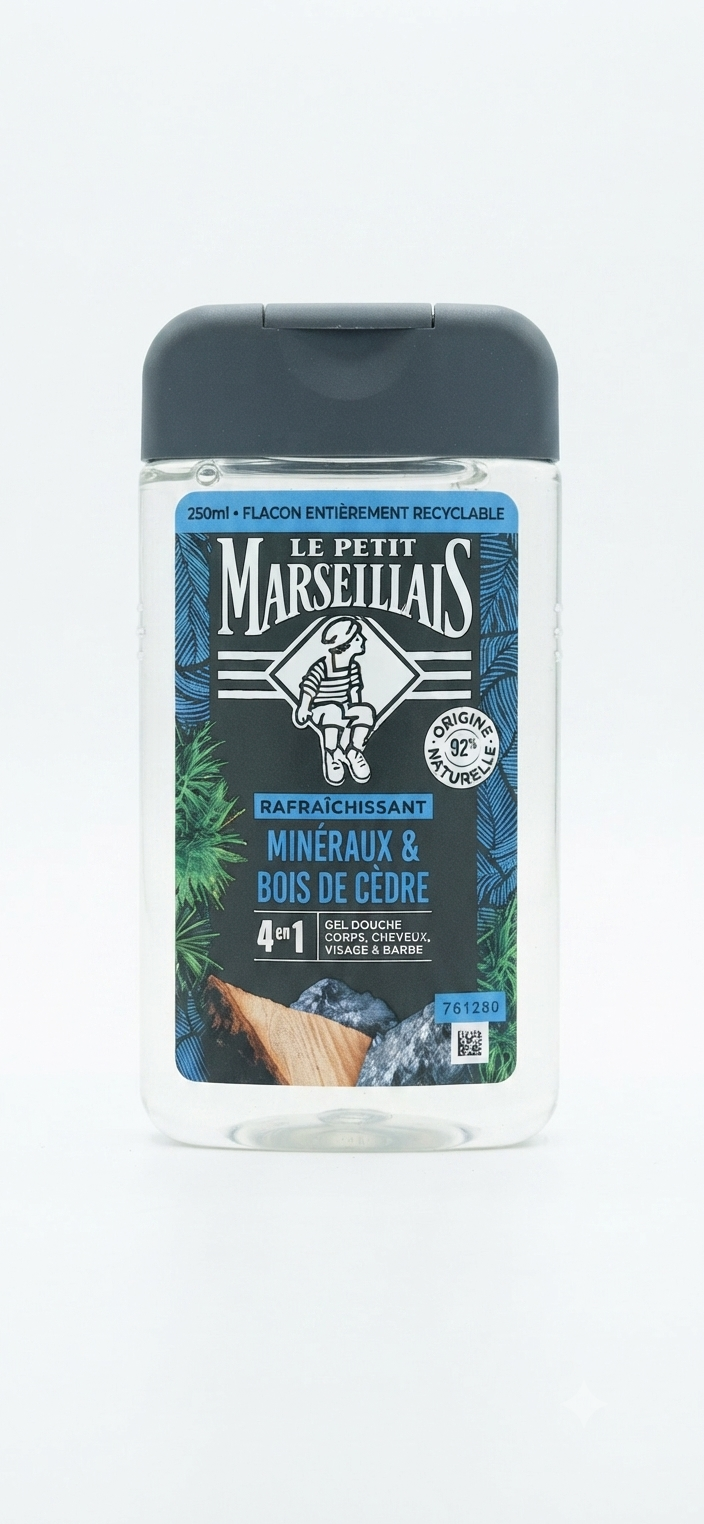 Gel douche pour homme