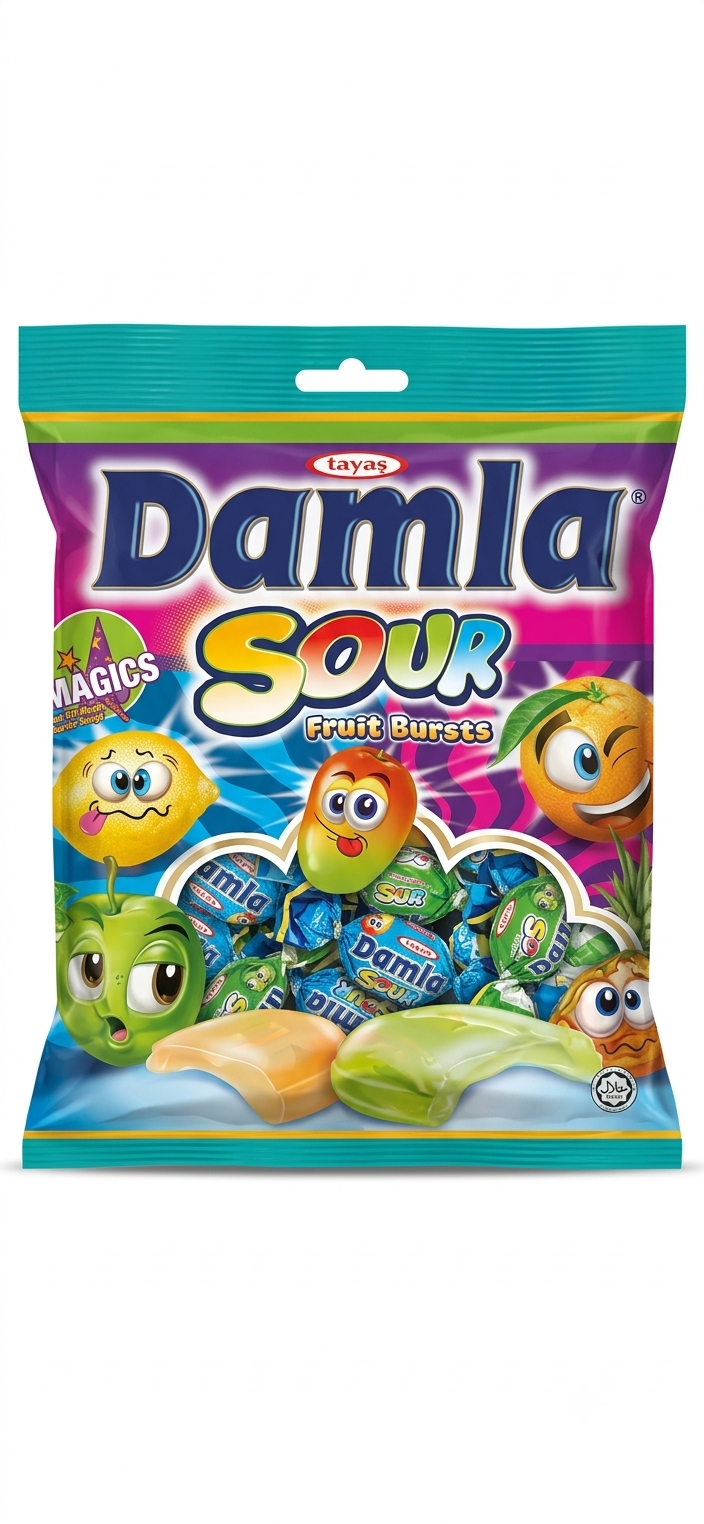 Bonbon goût acidulé