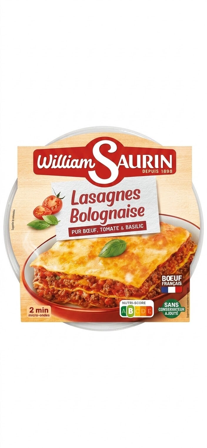 Lasagne Bolognaise Pur Bœuf 300g