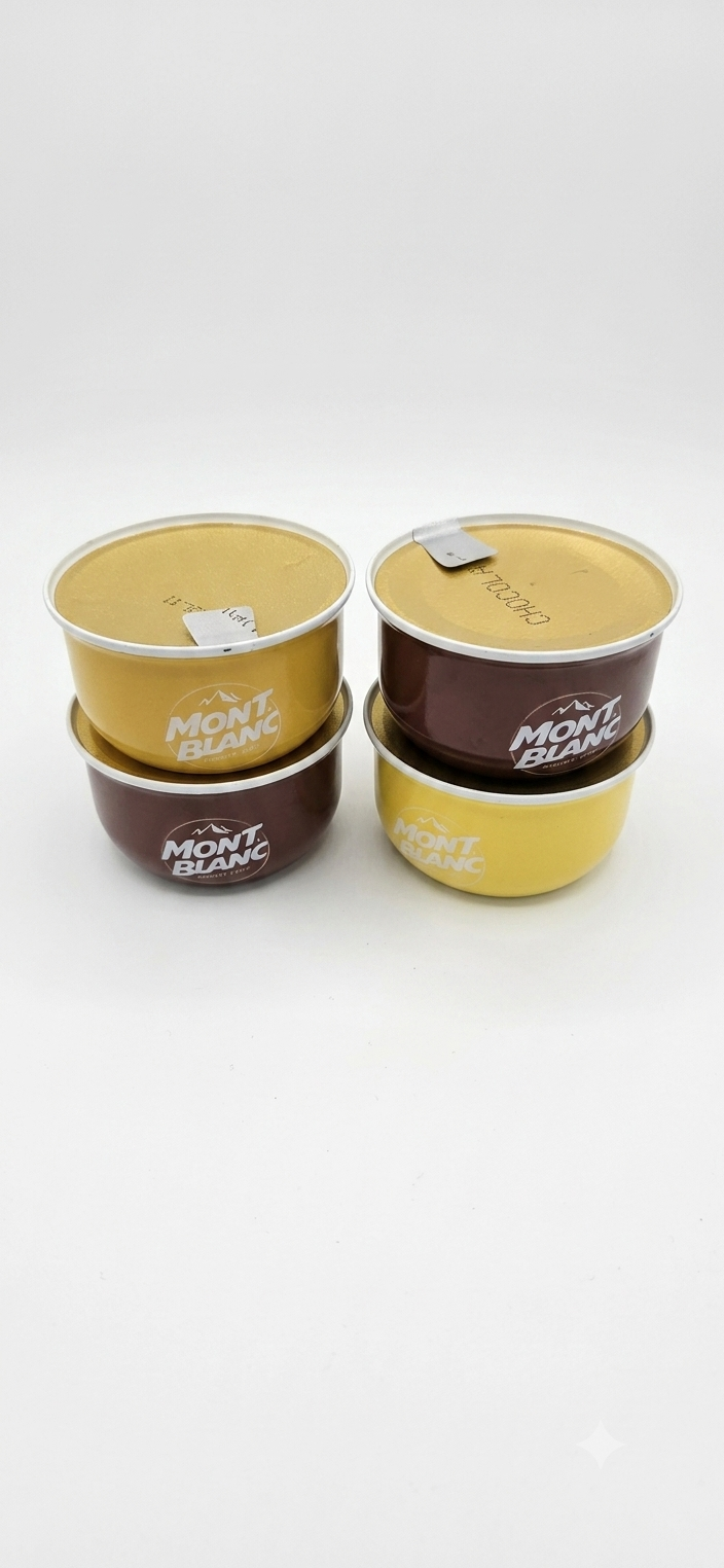 Crème dessert Mont Blanc 2 vanilles & 2 chocolats