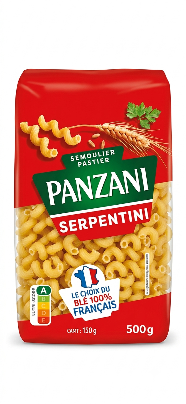 Pâtes Serpentin 500g