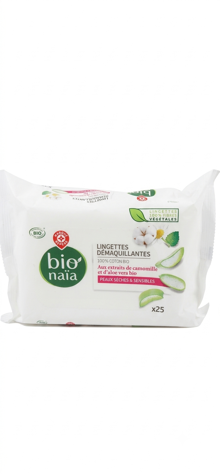 Lingettes démaquillantes Peaux sèches & Sensibles
