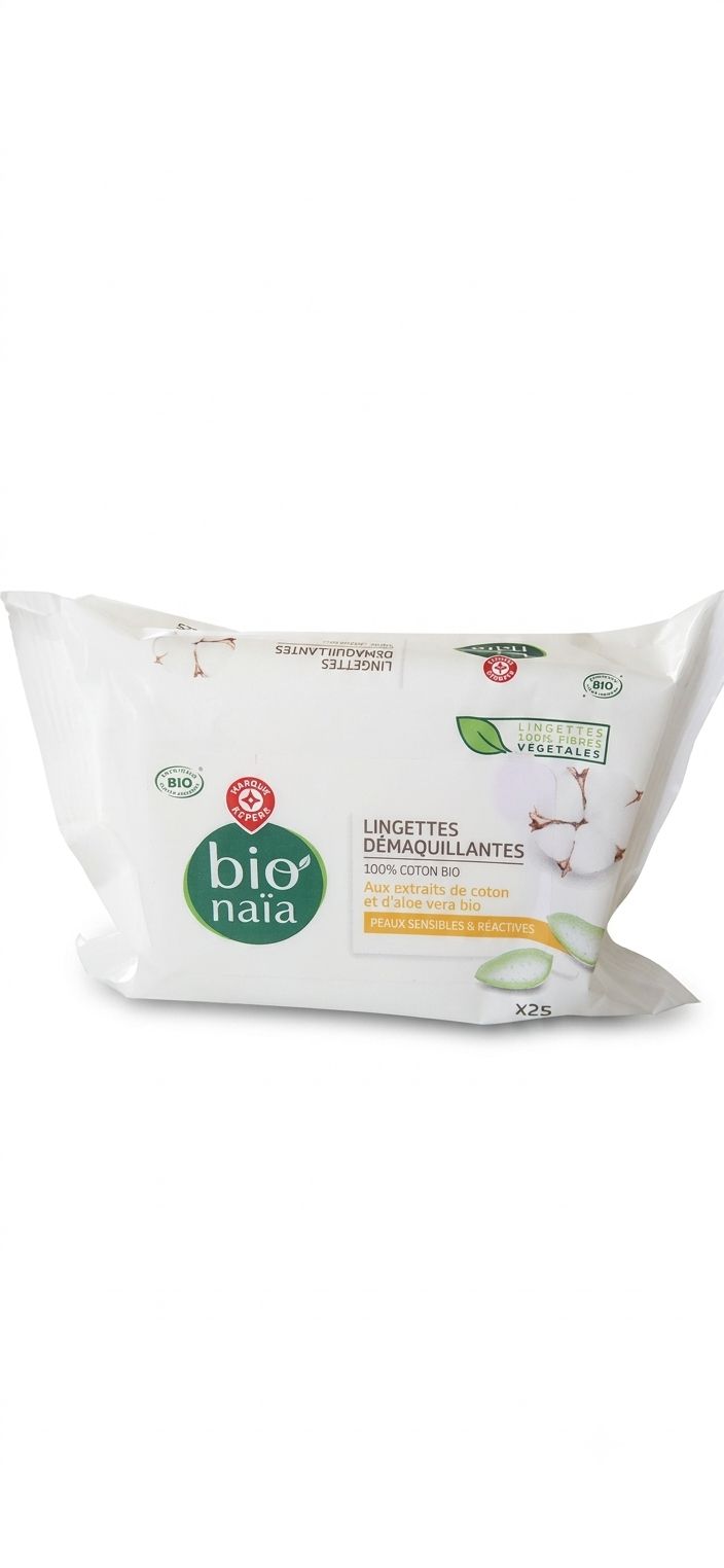 Lingettes démaquillantes Peaux normales à Mixtes