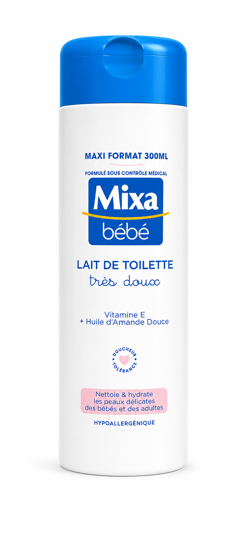 Lait de toilette Mixa à l'huile d'amande
