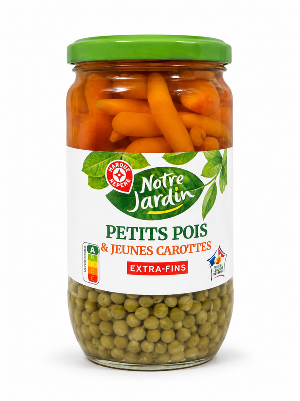 Petit pois carotte
