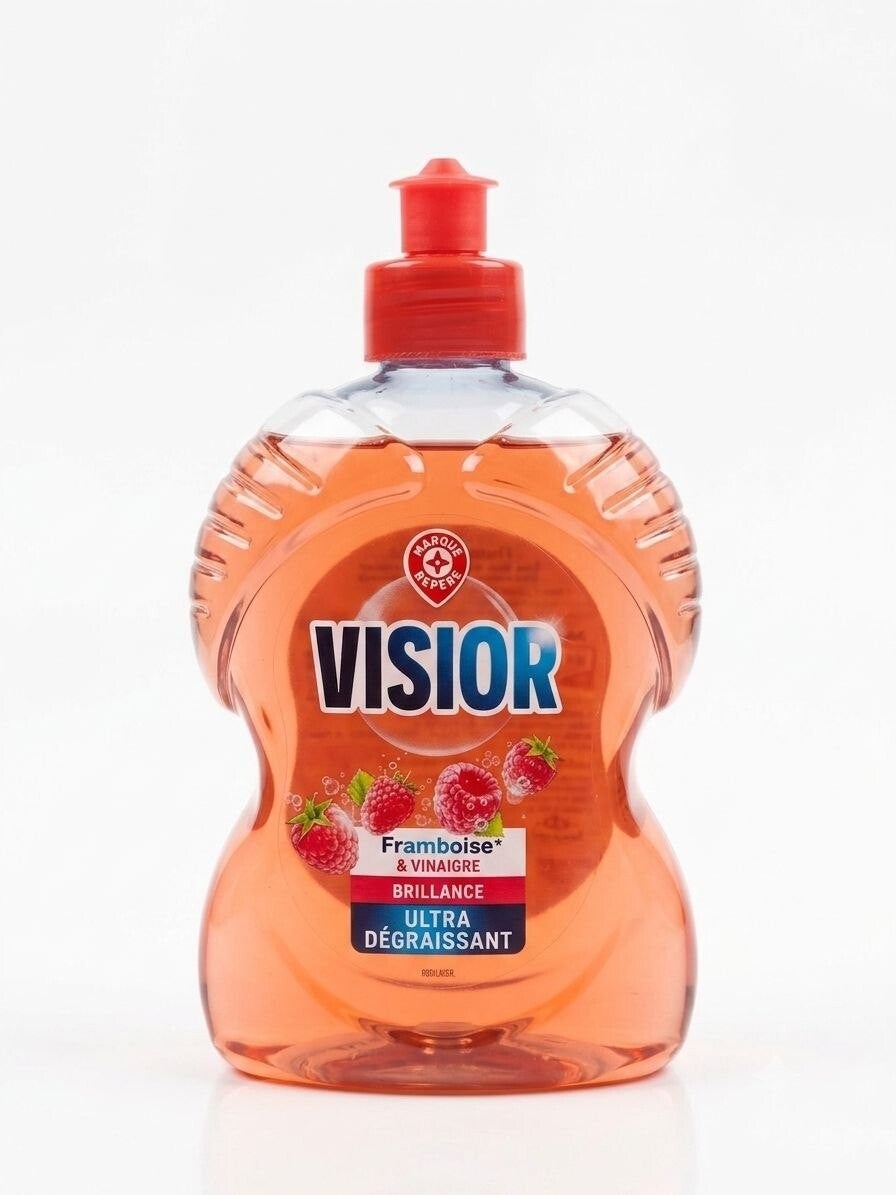 Liquide vaisselle framboise et vinaigre