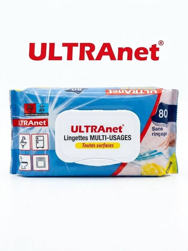 Lingettes Multi-usages parfum citron