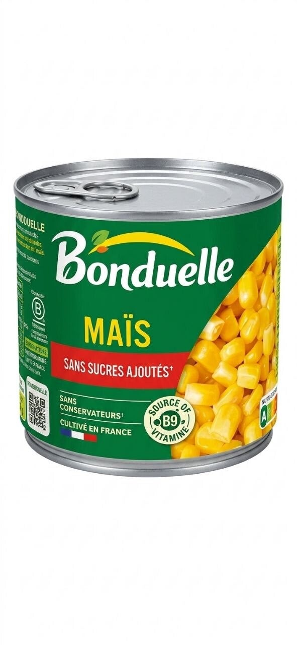 Maïs sans sucre ajoutés 300g