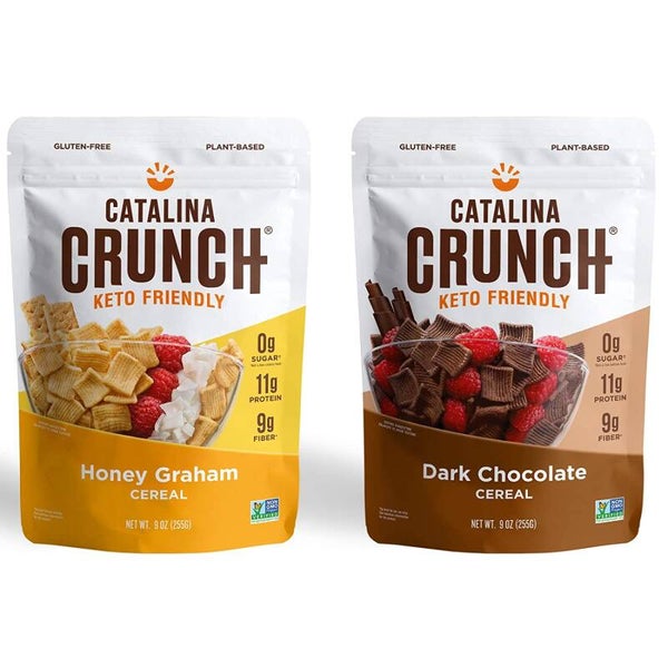 Catalina Crunch (Zero sugar, low carb cereal).
