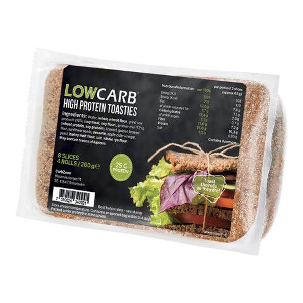 Low carb protein bread