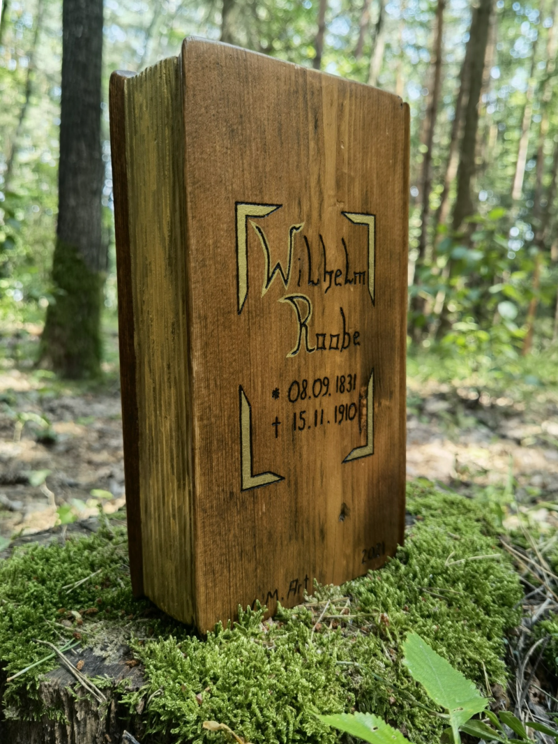 Buch aus Holz Unikat