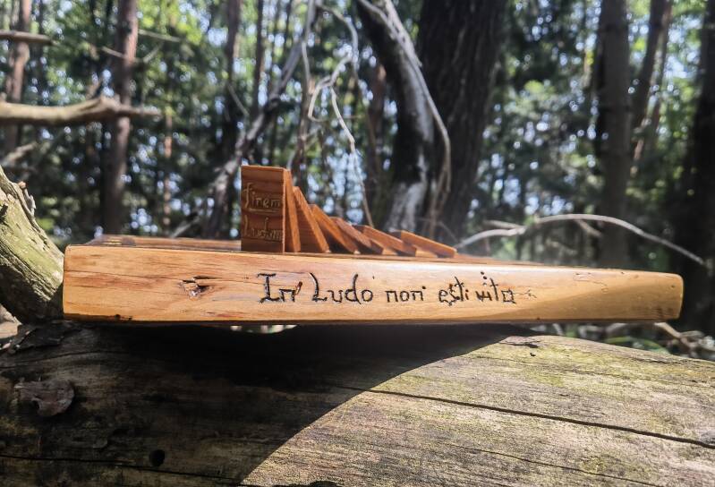 Domino Unikat aus Holz