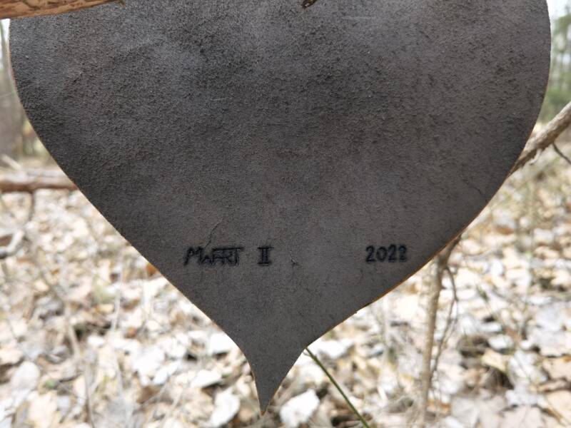 Herz aus Holz Unikat