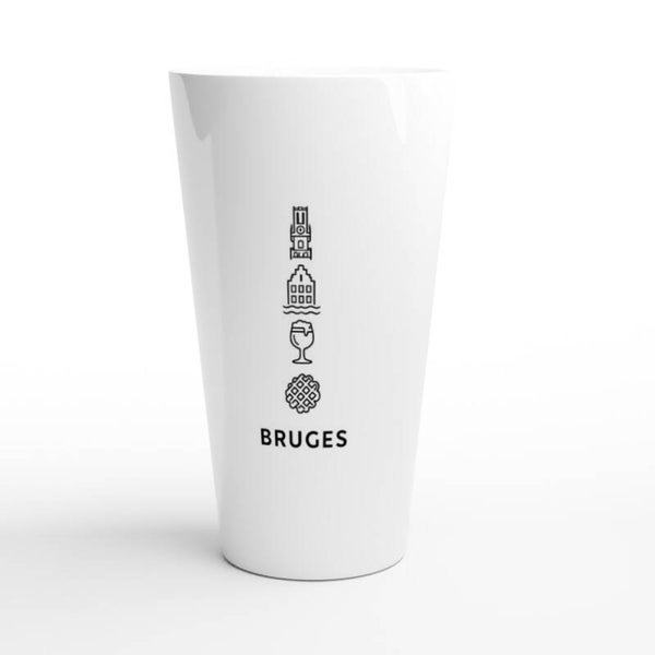 White Ceramic Latte Mug – 17 oz (483 ml)