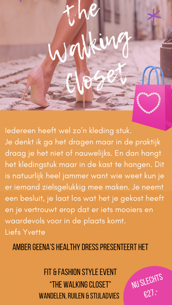 Fit & Fashion event Walking Closet