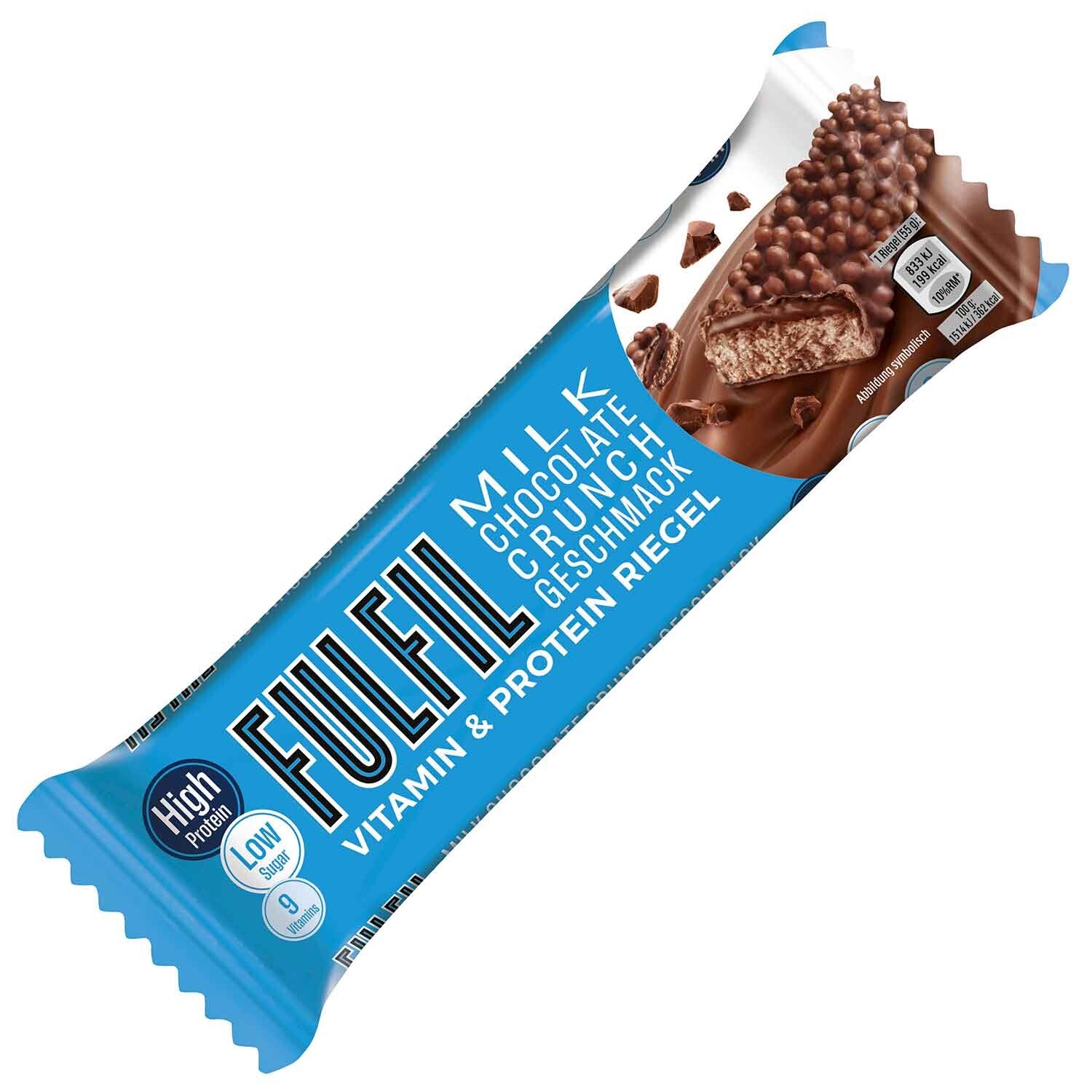 Fulfil | Vitamin & Protein Riegel | Melkchocolade | 55g