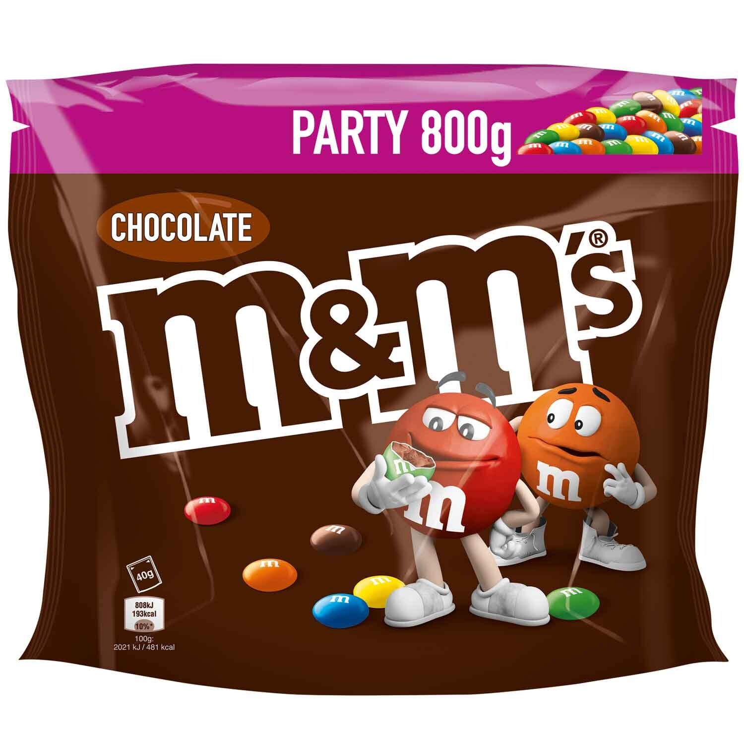 M&M'S | Bruin | Chocolade | Party | Large | 800g