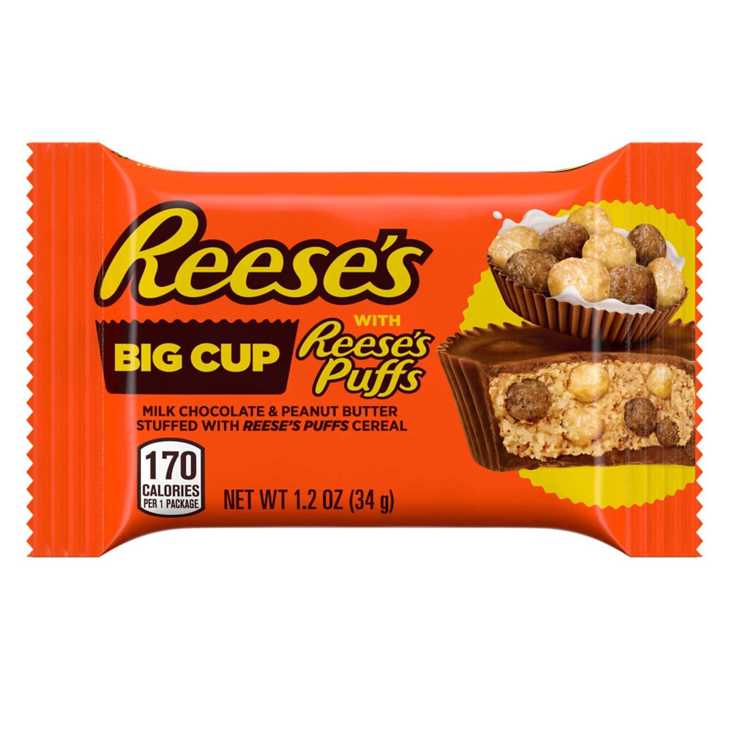 Reese's | Big Cup | Reese's Puffs | Melkchocolade | 34g
