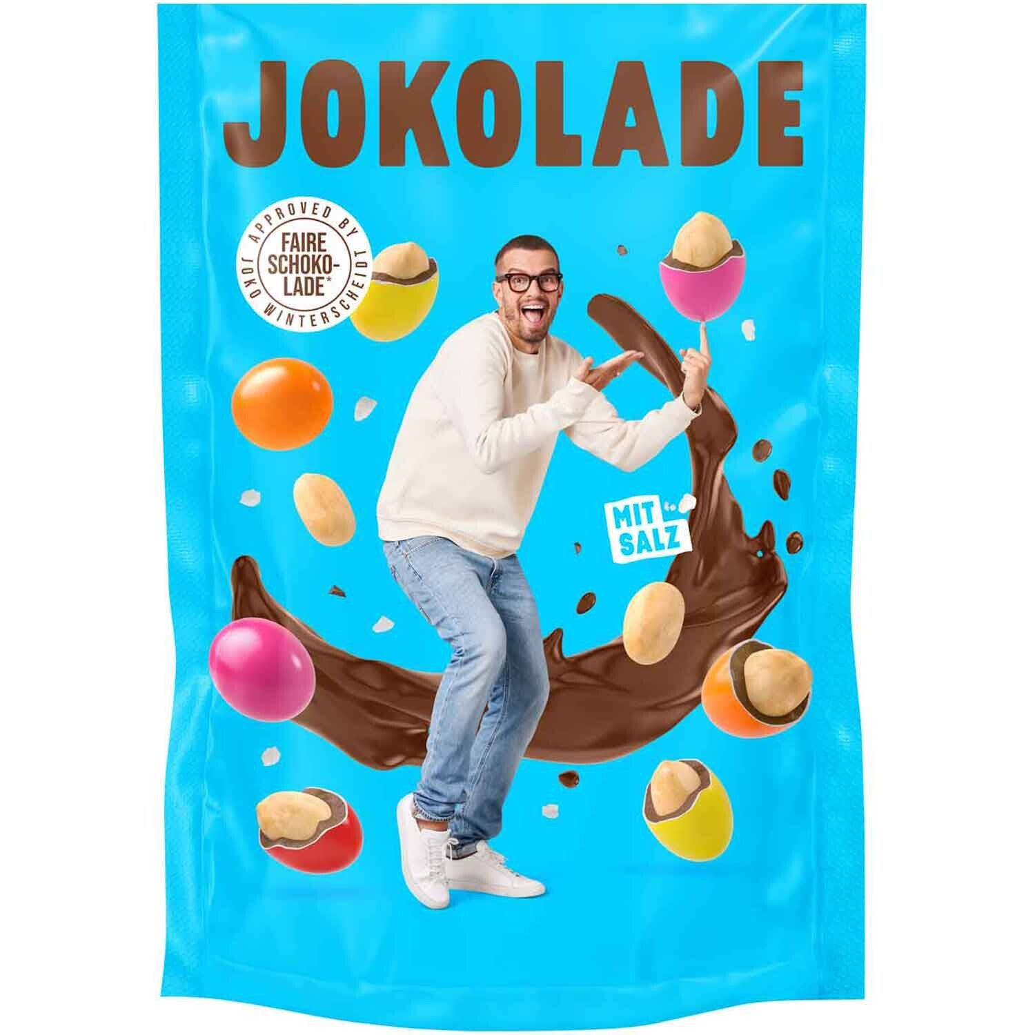 JOKOLADE | Pinda's | Gezouten | Melkchocolade | 100g