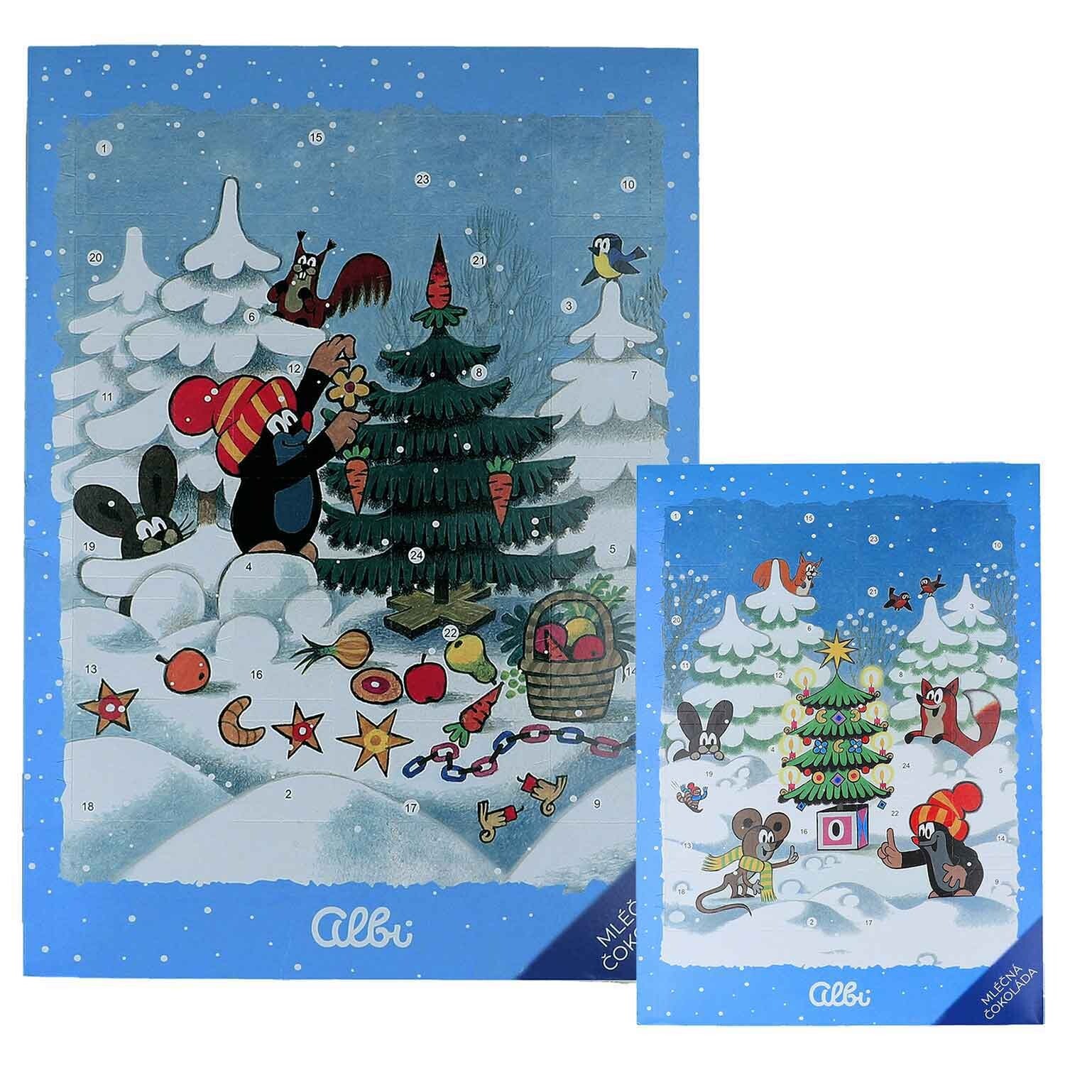 10x Der kleine Maulwurf | Adventskalender | Melkchocolade | 500g