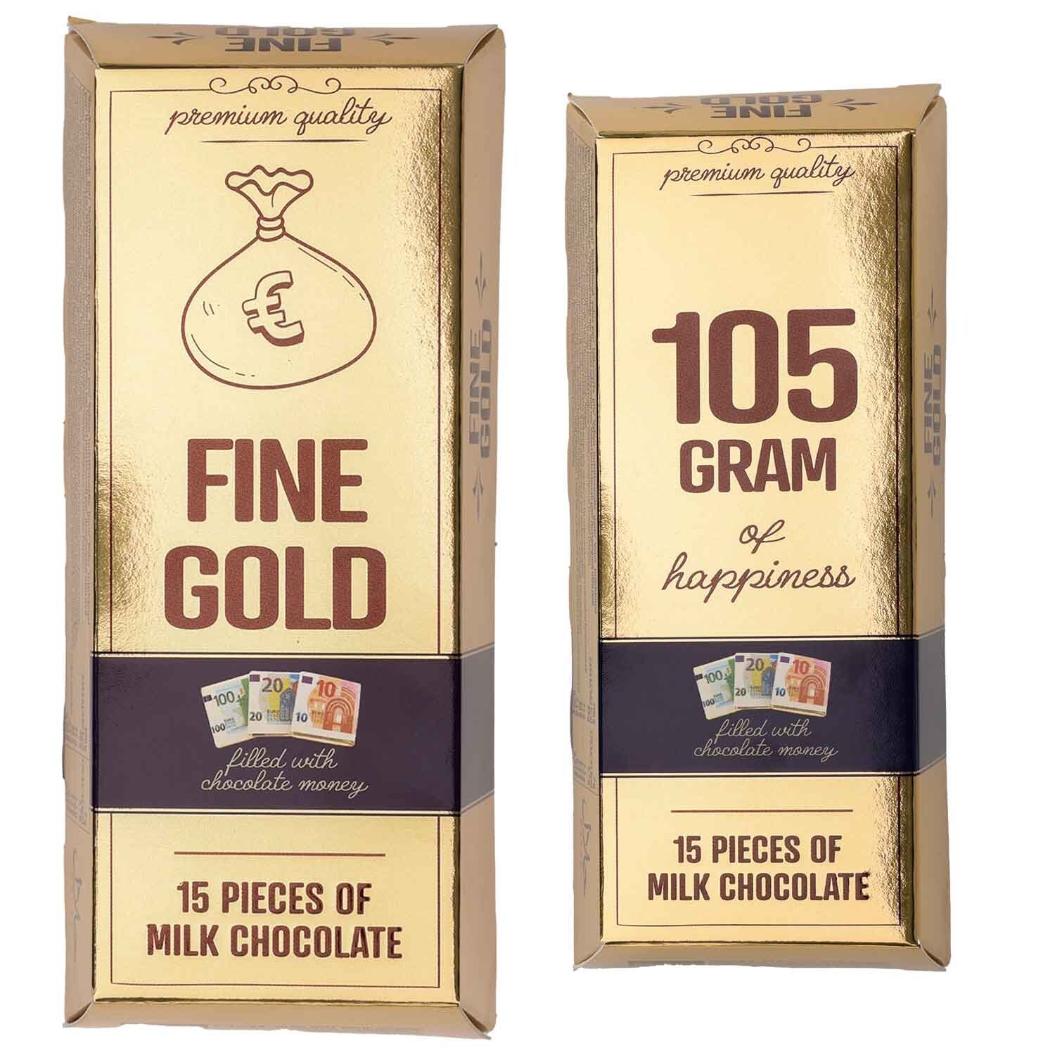 Becky's | Fine Gold | Melkchocoladerepen | 15 stuks | 105g