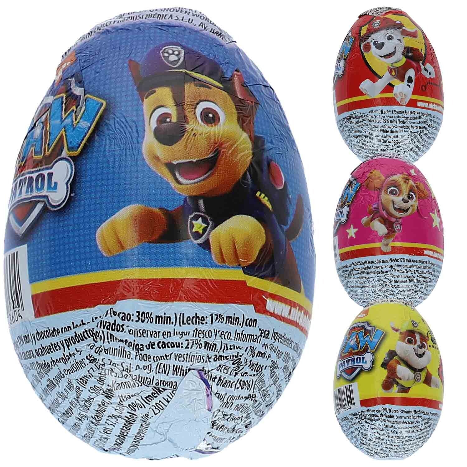 Paw Patrol | Chocolade Ei | Glutenvrij | Melk en Witte Chocolade | 20g