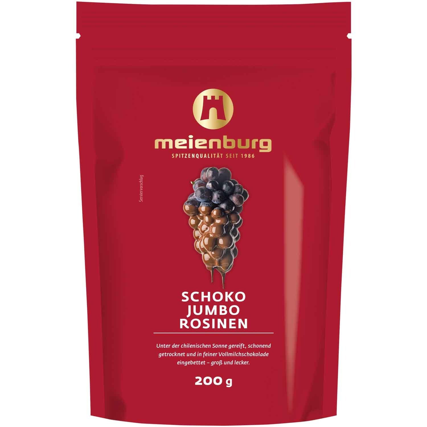 Meienburg | Melkchocolade | Jumbo Rozijnen |  200g