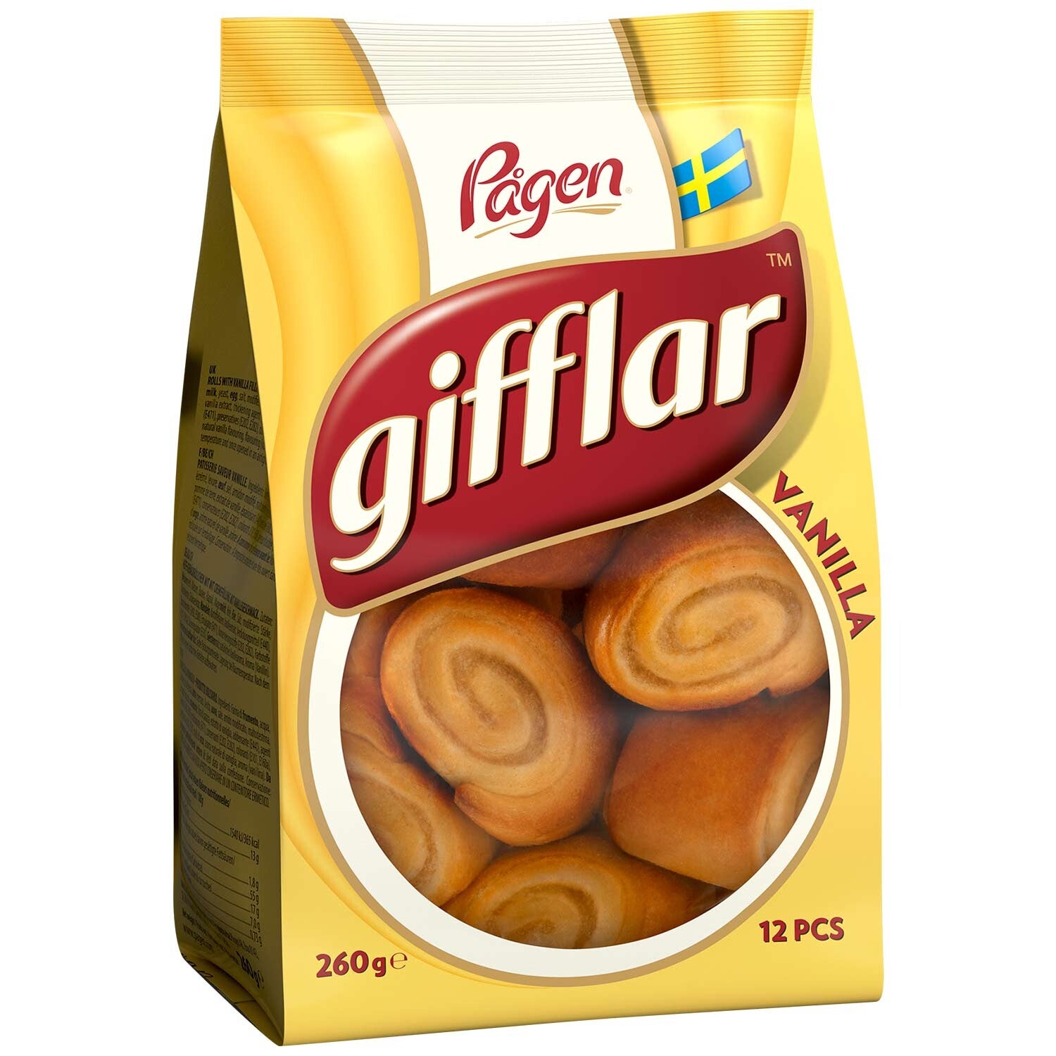 Pågen | Pagen | Gifflar | Vanille | 12 st | 260g