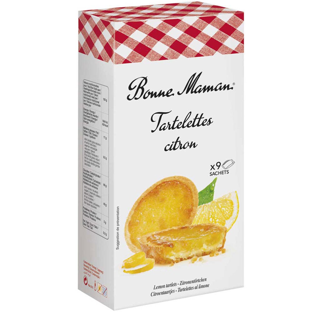 Bonne Maman | Tartelettes | citron | 9 st | 125g