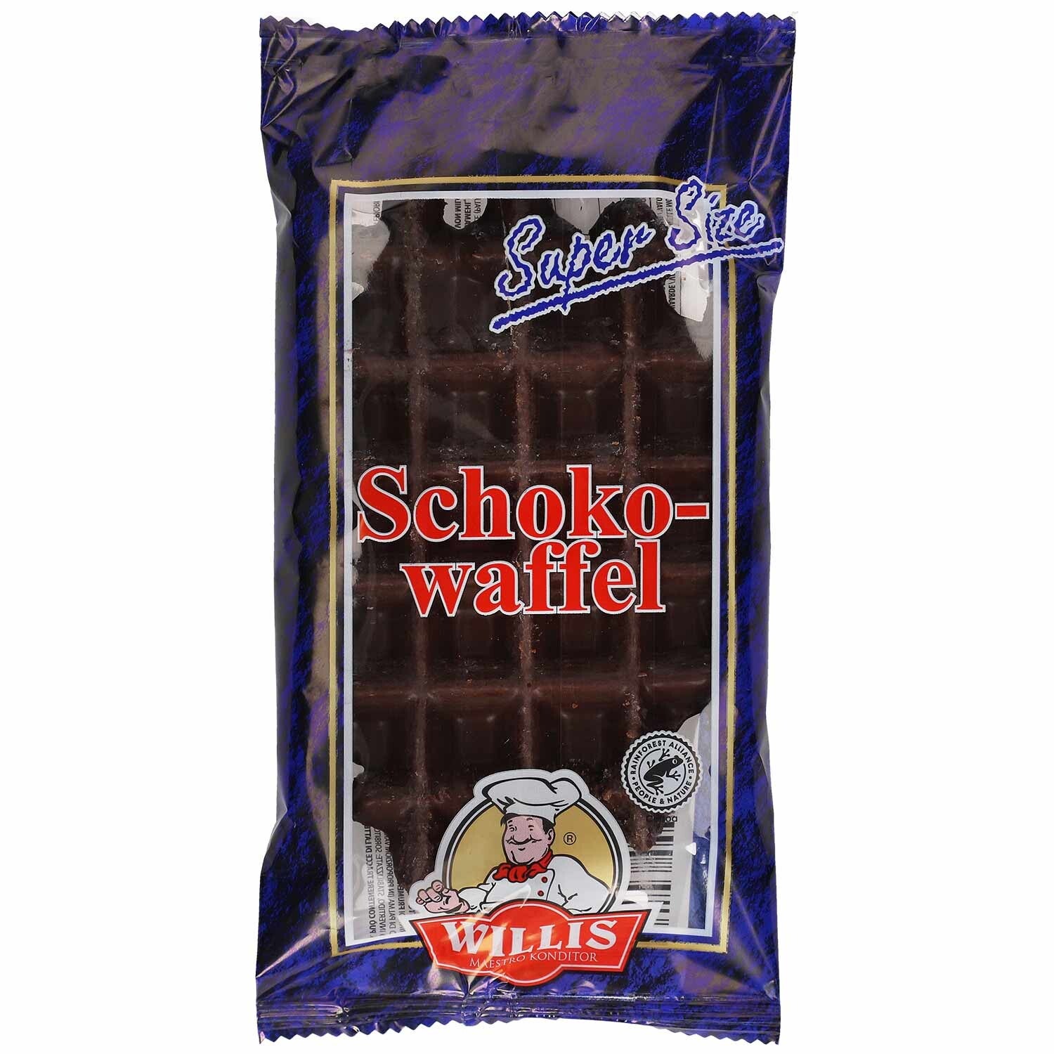 Willis | Chocolade Vanille Wafel | 90g