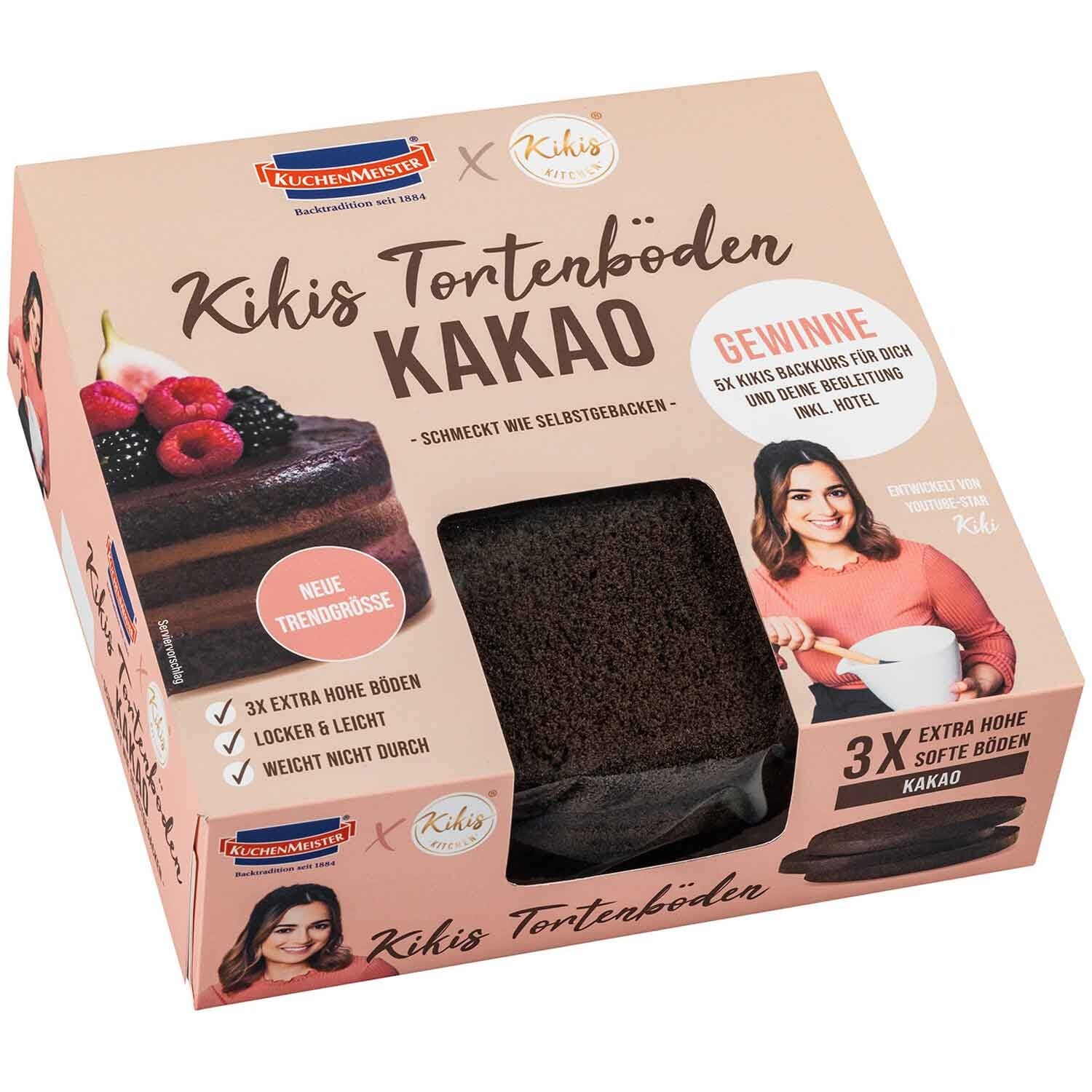 KuchenMeister | Kikis Keukentaartbodems cacao | 3 lagen | 300g