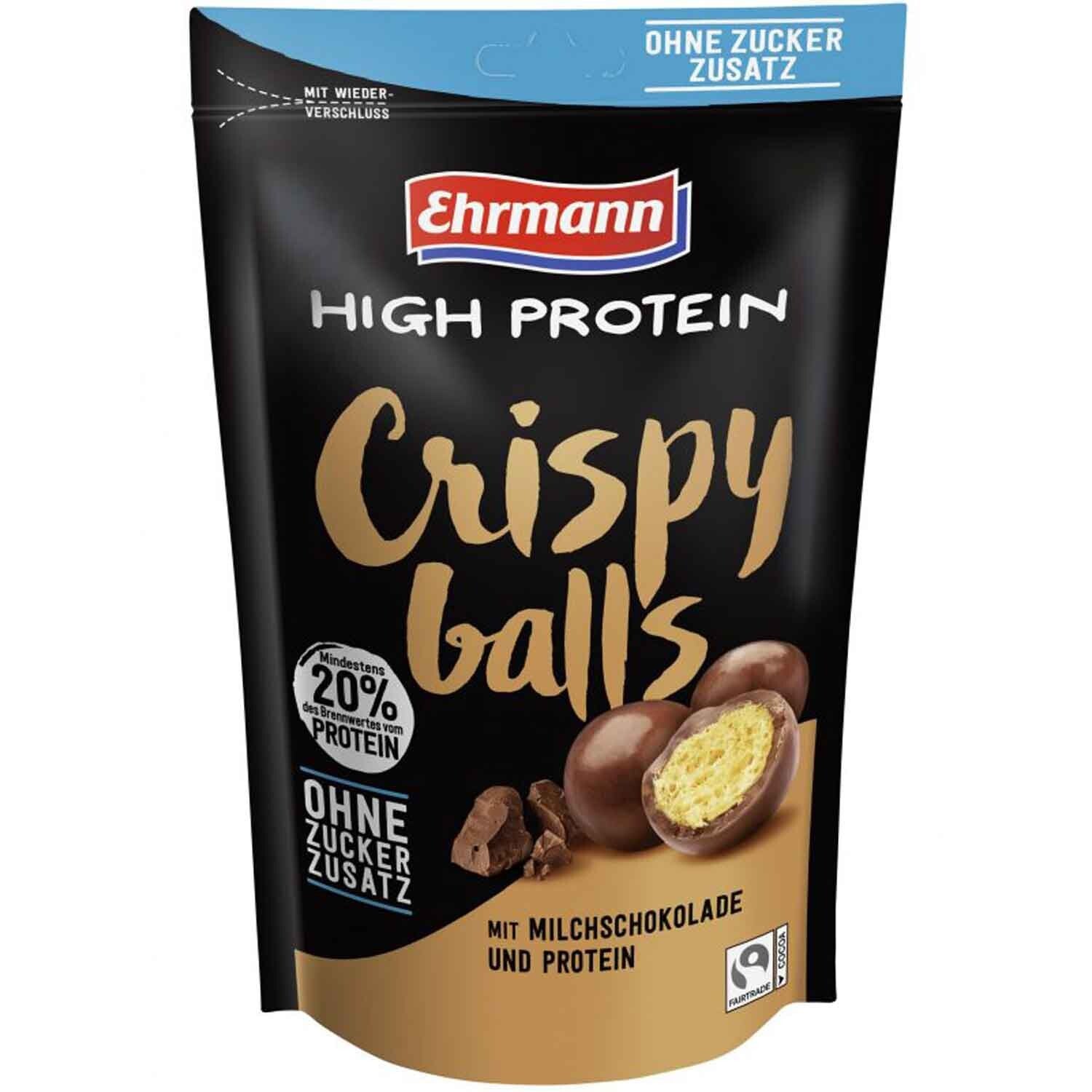 Ehrmann | High Protein | Crispy Balls | Melkchocolade | 55g
