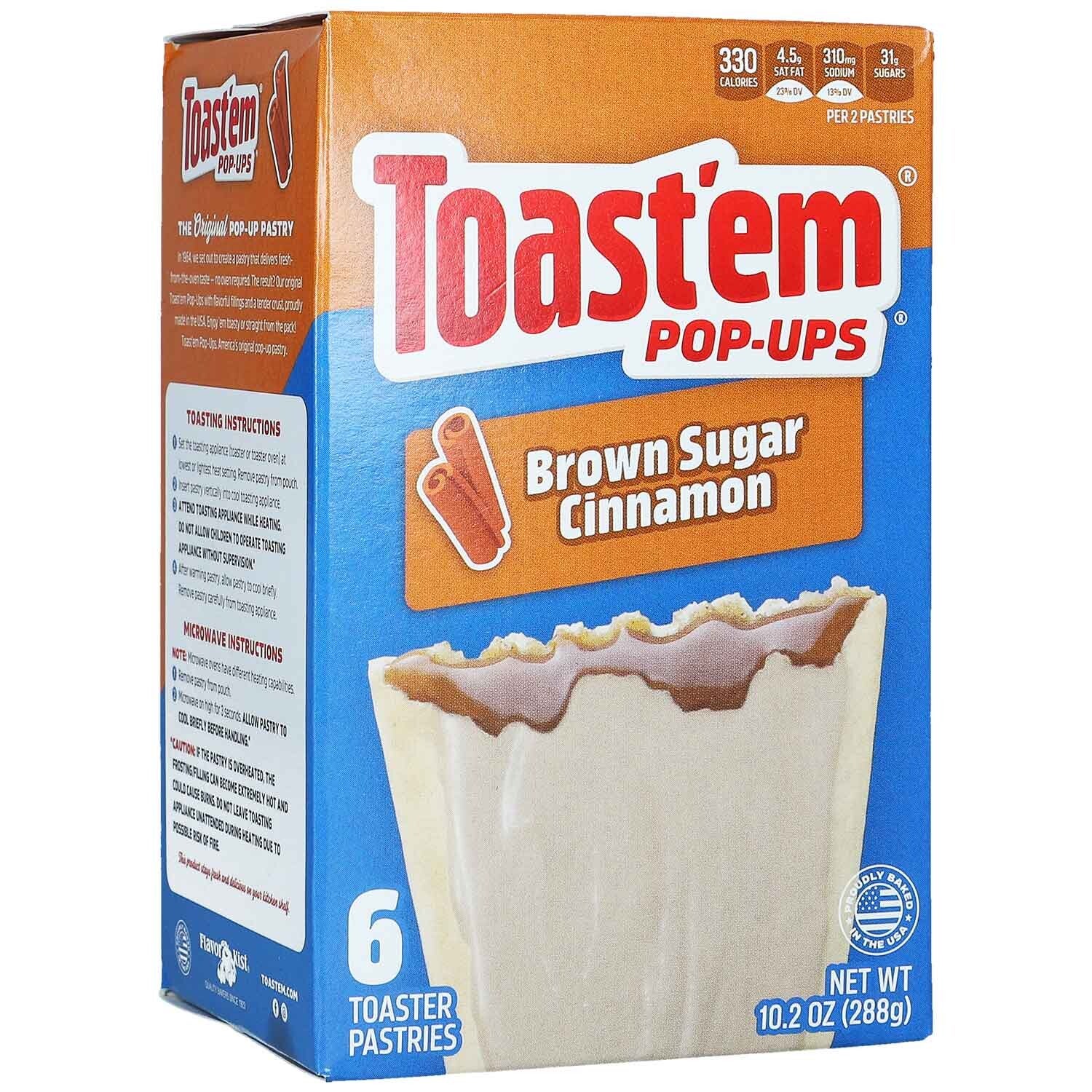 Toast'em Pop-Ups | Brown Sugar Cinnamon | 6st | 288g